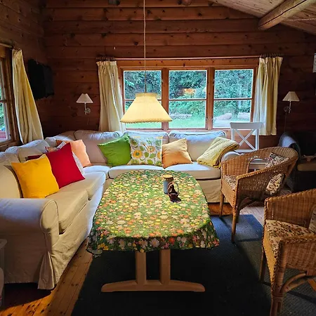 Charming Norwegian Log With Grass Roof *