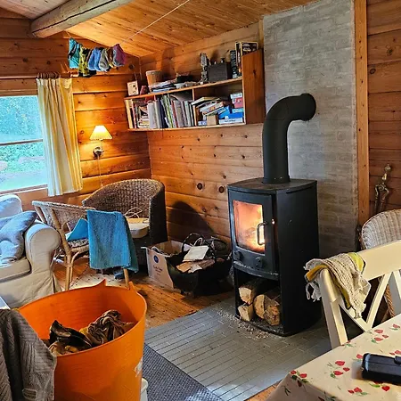 Charming Norwegian Log With Grass Roof *
